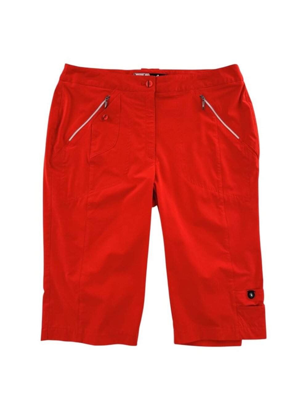 Jamie Sadock Red Crop Capri Golf Pants w/ Zip Pockets 10